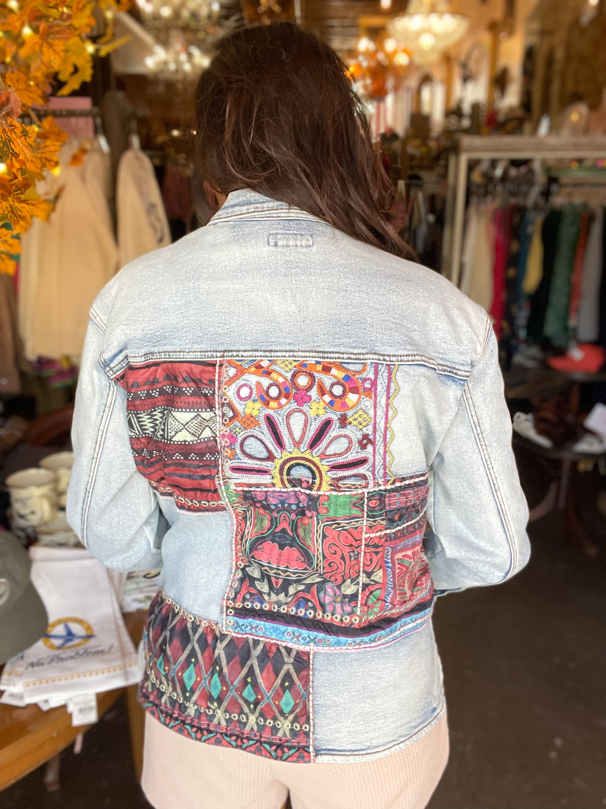 Tru Luxe | Jacket -  Denim w/Embroidery and Patches