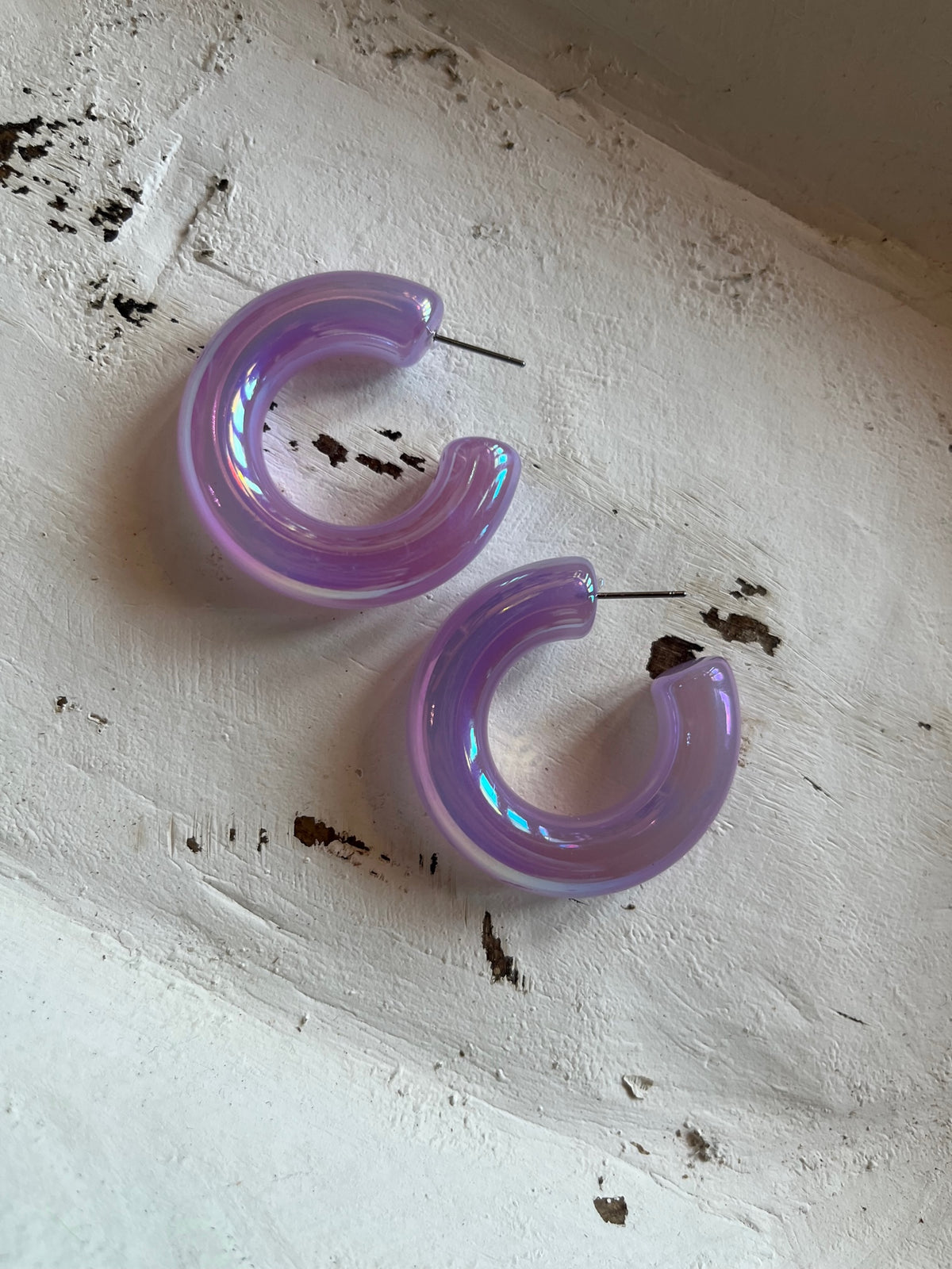 Aurora Jelly Hoop Earrings