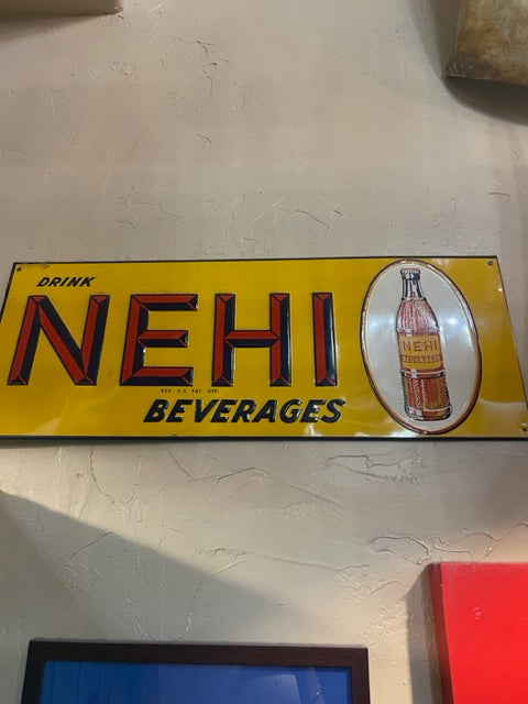 Signs | Drink Nehi Beverages Vintage Metal Sign
