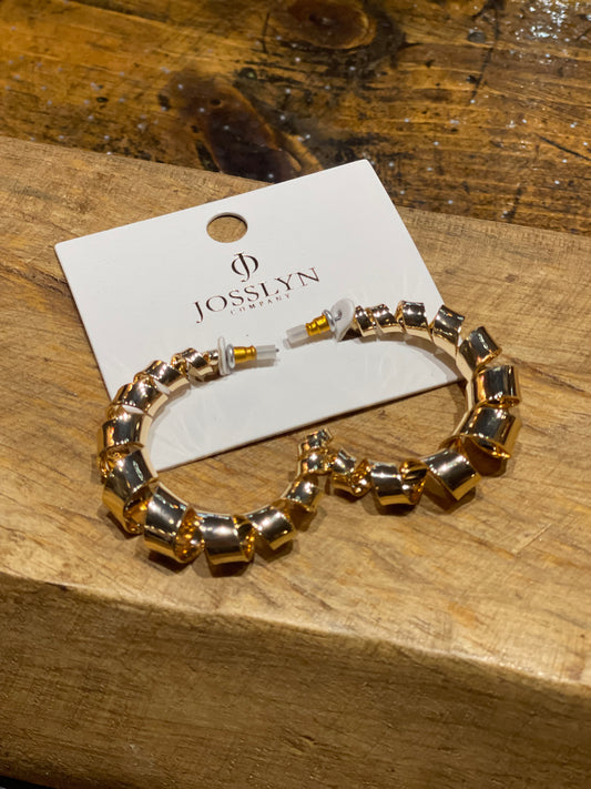Jewelry | Earrings Wire Warp Swirl Hoop