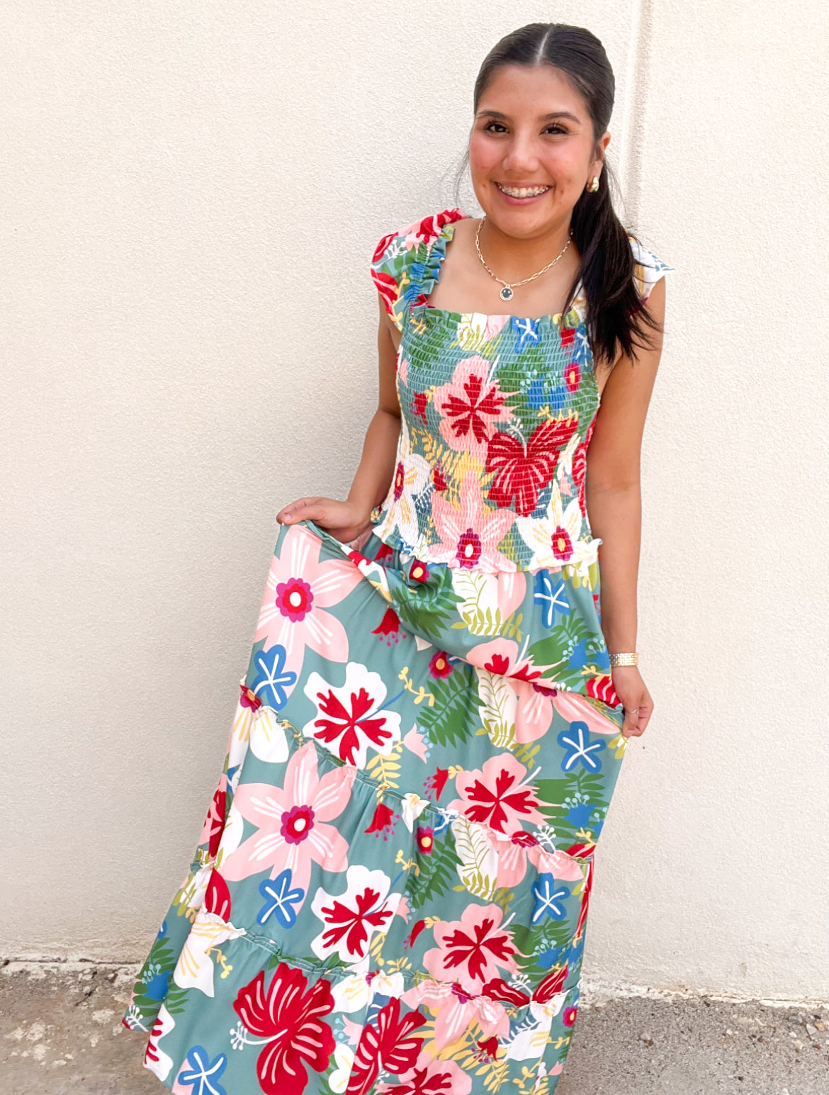 Dresses | Blushing Bouquet Maxi Dress