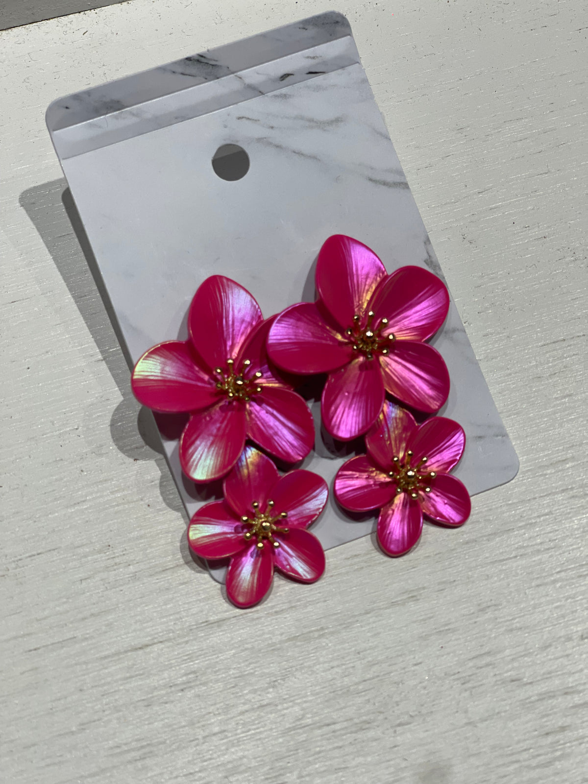 Aurora Double Flower Earrings