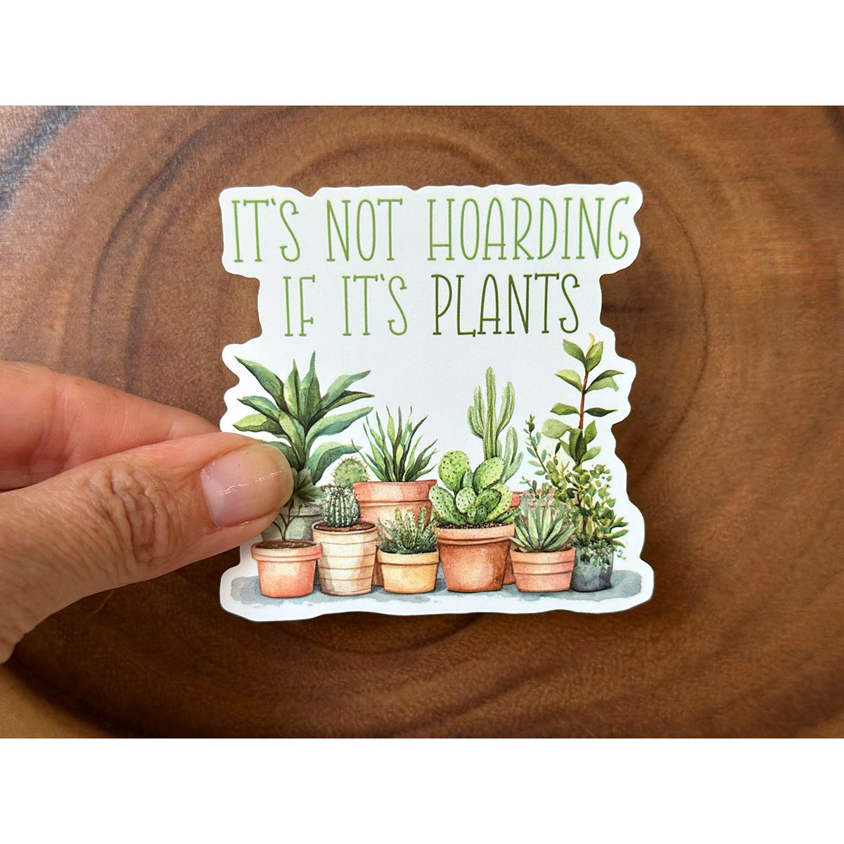 Hoarding Plants Sticker