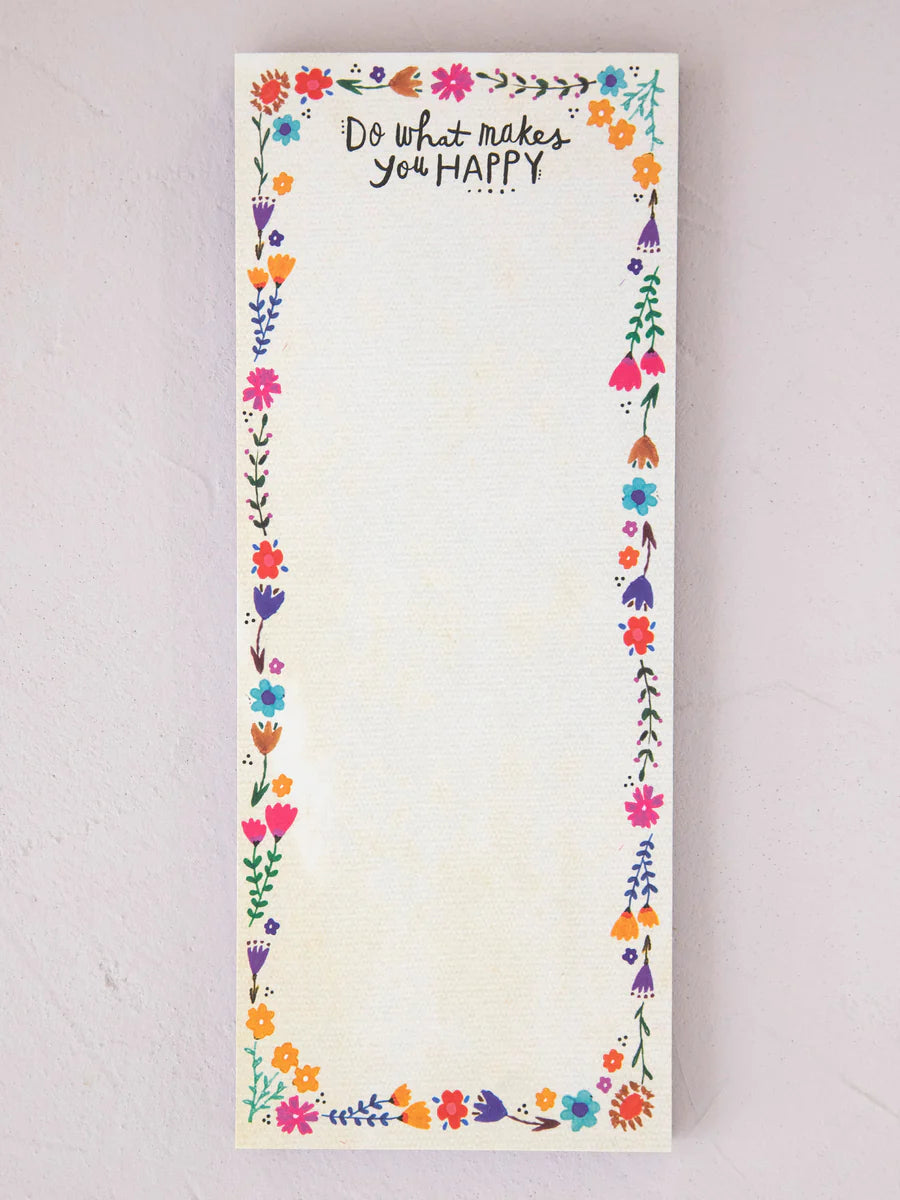 Stationery | Magnet Notepad - Do What Makes You Happy
