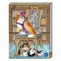 Stationary | Note Pad Punch Studio Pocket Size Library Cats