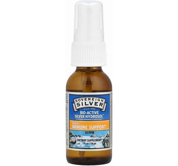 Sovereign Silver Bio-Active Silver Hydrosol Fine Mist Spray