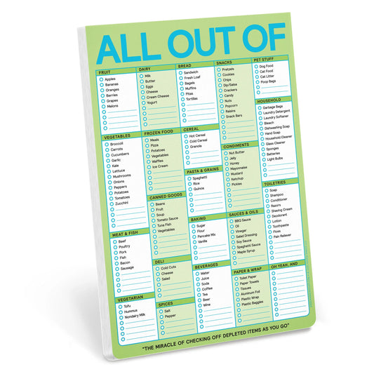Stationery | All Out Of Pad with Magnet