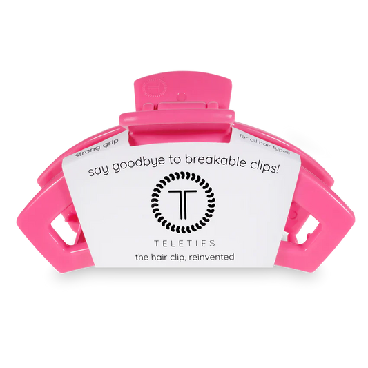Teleties | Open Large Paradise Pink Hair Clip