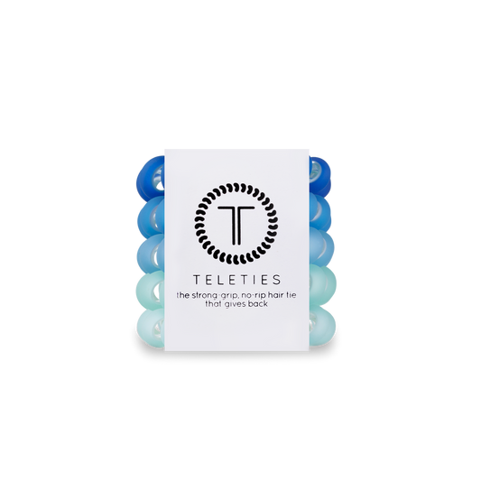 Teleties Tiny Hair Ties • Cobalt
