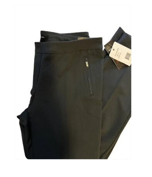 Pants Straight Leg Zip Up Grey