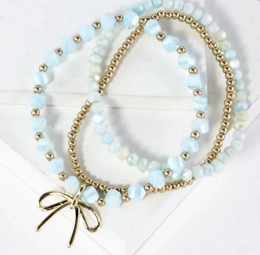 Bracelet - Sky Blue Layered