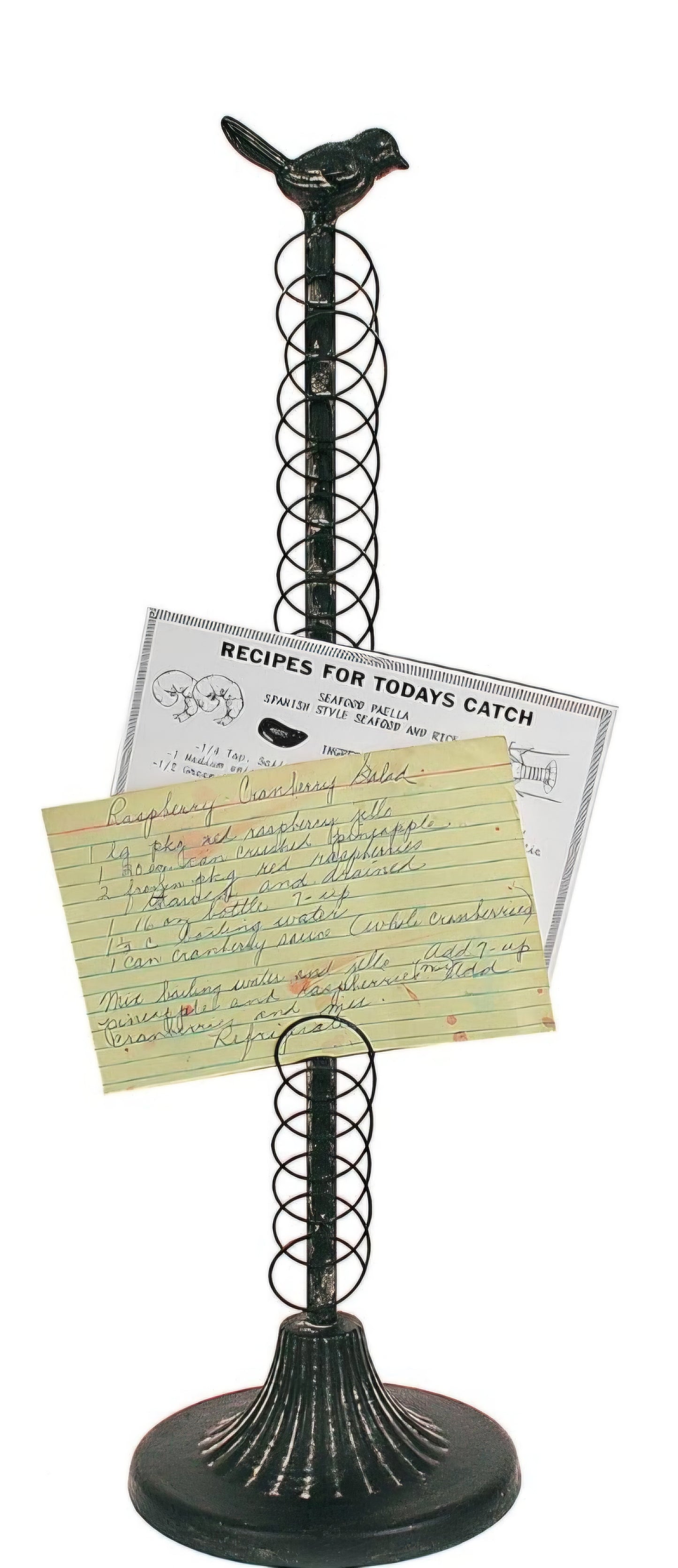 Memo Holder - Vintage Bird Metal Wire