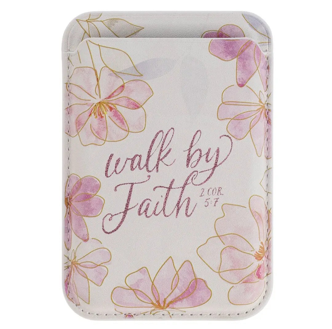 Wallet - Walk By Faith Phone Magnet