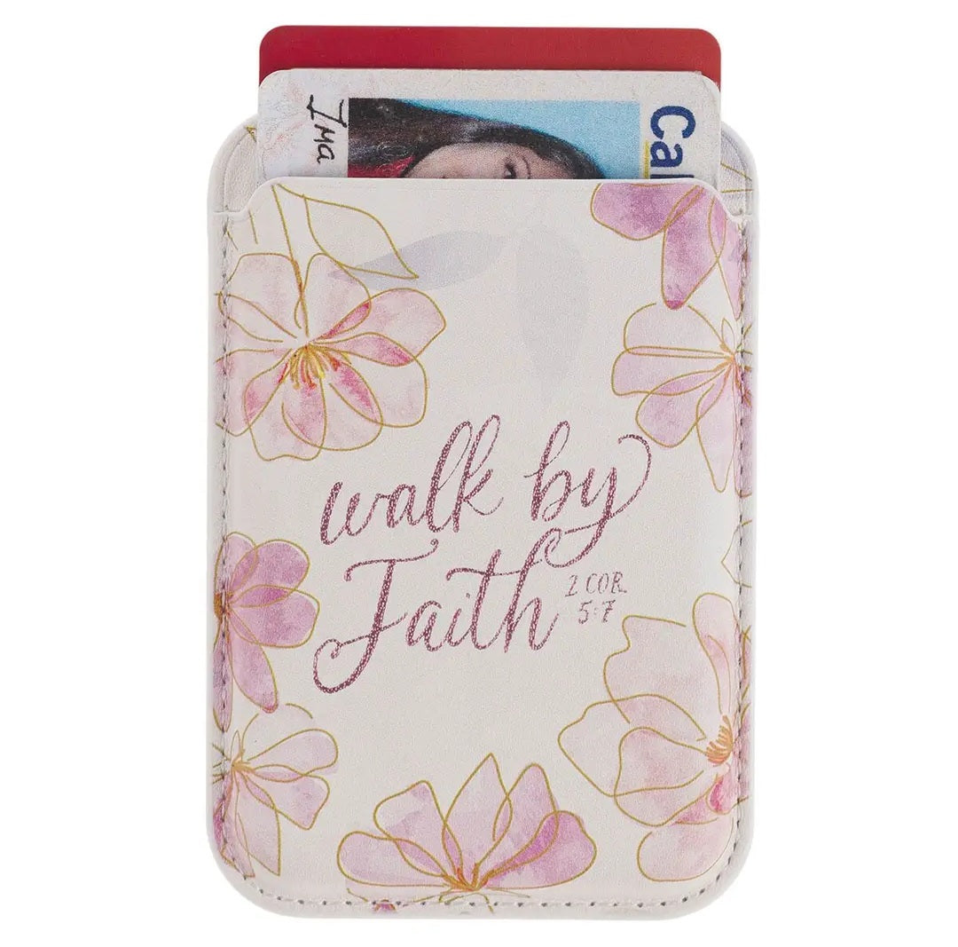 Wallet - Walk By Faith Phone Magnet
