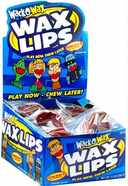 Candy - Wax Lips Cherry Flavor
