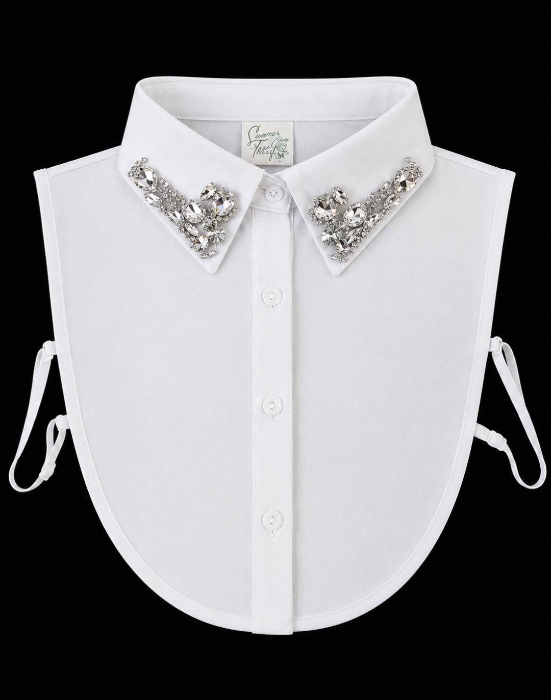 Collar - Rhinestone Embellished Detachable