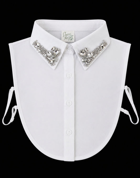 Collar - Rhinestone Embellished Detachable