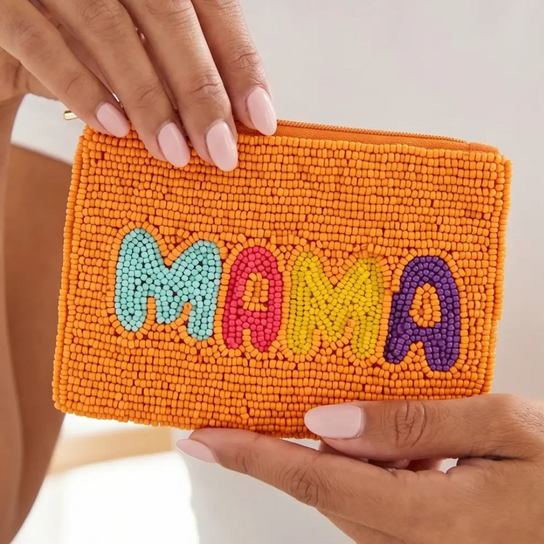 Coin Purse - Orange Mama Zipper Pouch