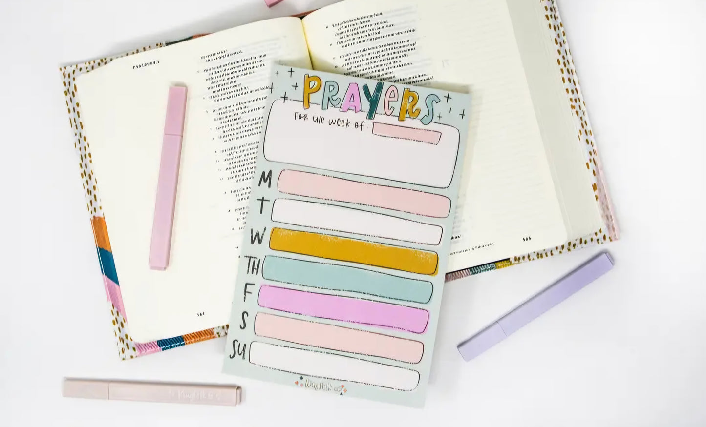 Prayer Pad - For The Week Of