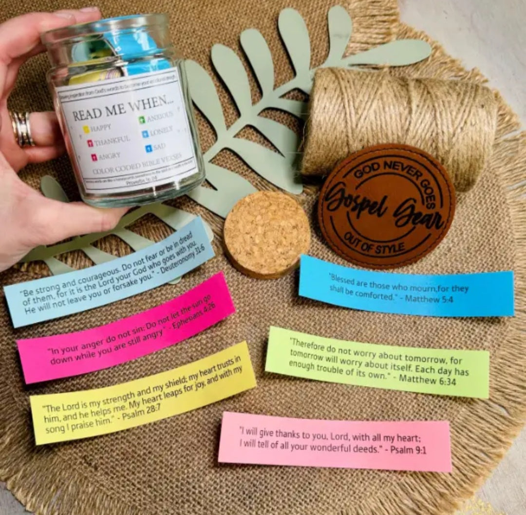 Scripture Jar - Read Me When