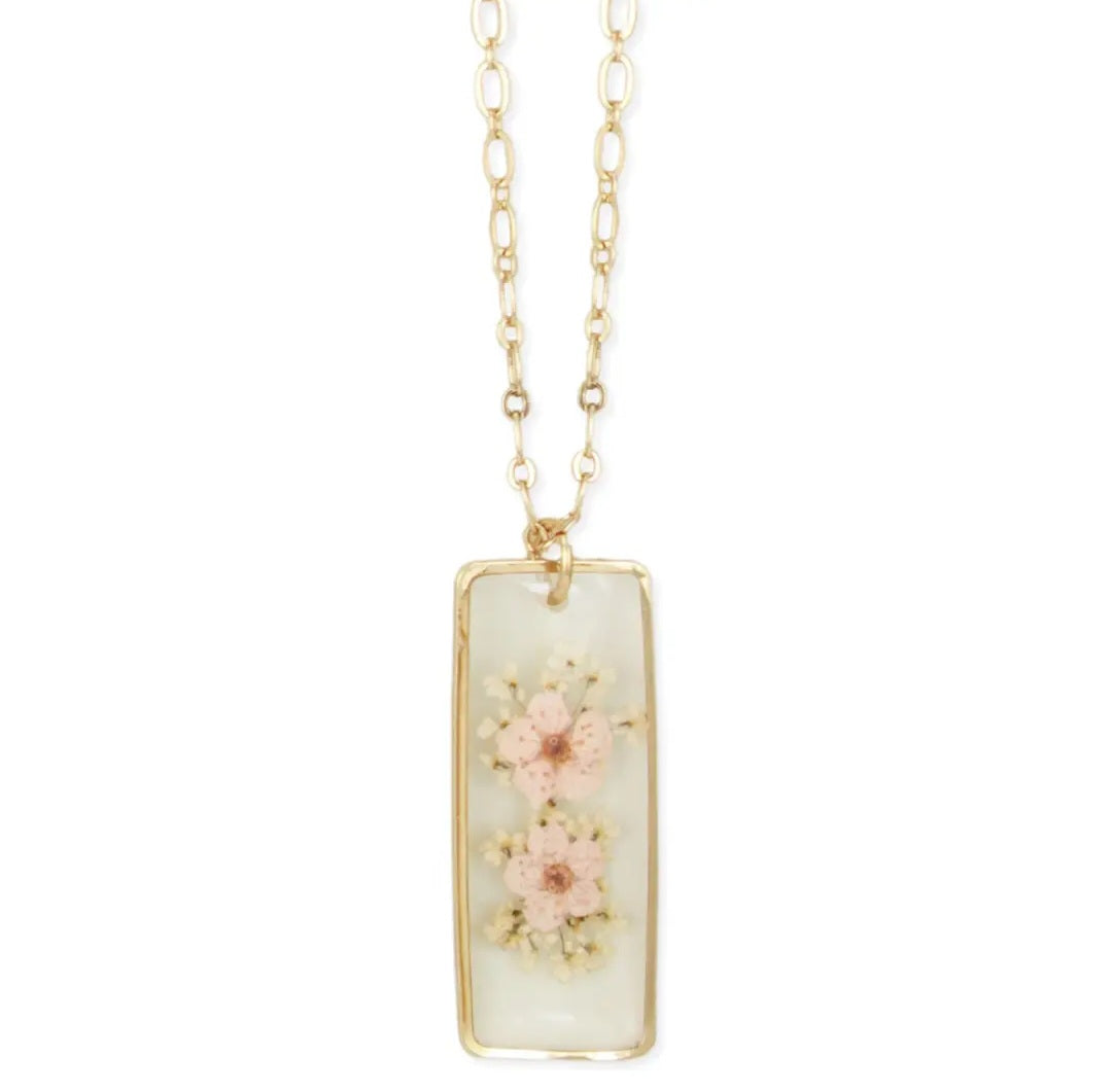 Necklace - Cottage Classic Dried Flower