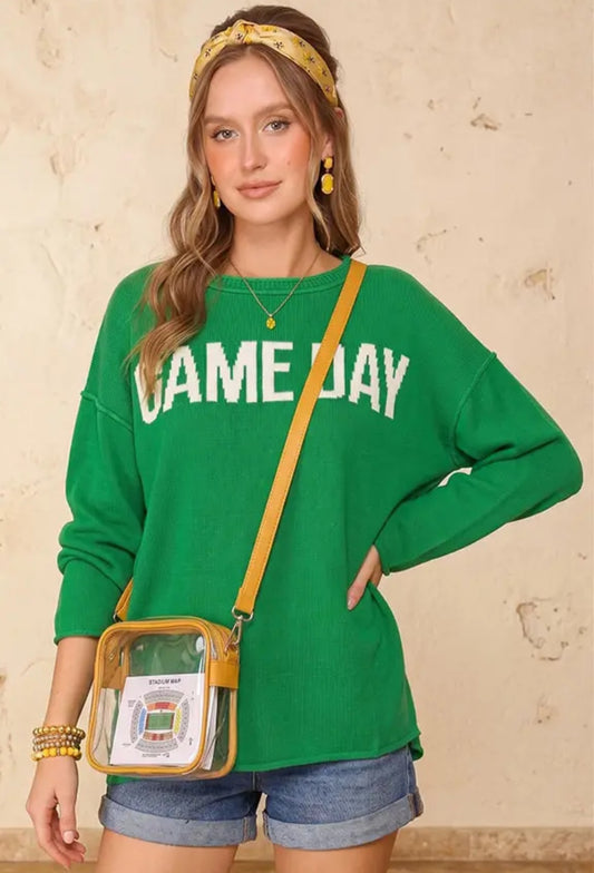 Sweater - Green Game Day