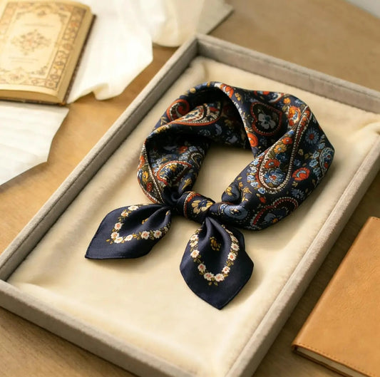 Scarf - Mulberry Silk Paisley