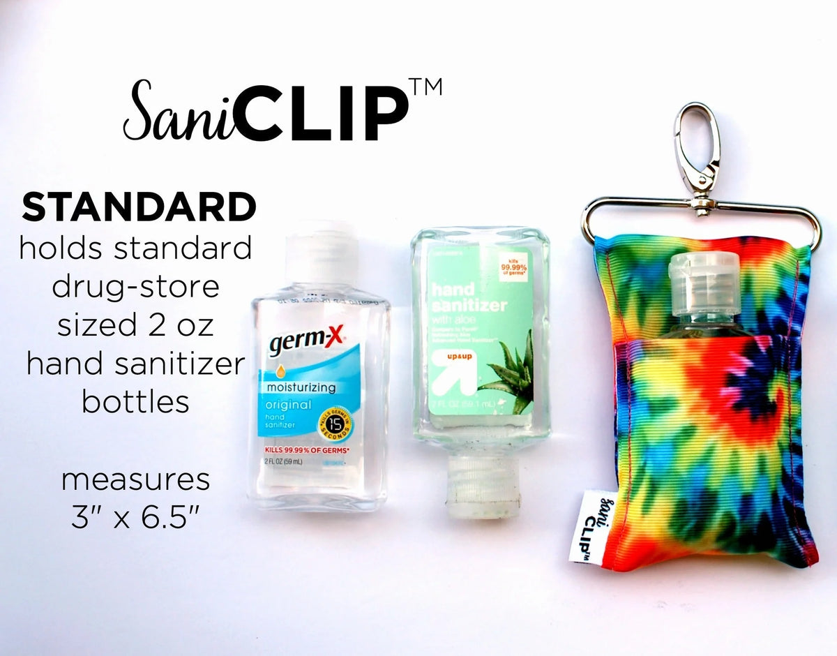 Travel Accessories | Sani Clips Hand Sanitizer Holder - 3 Designs