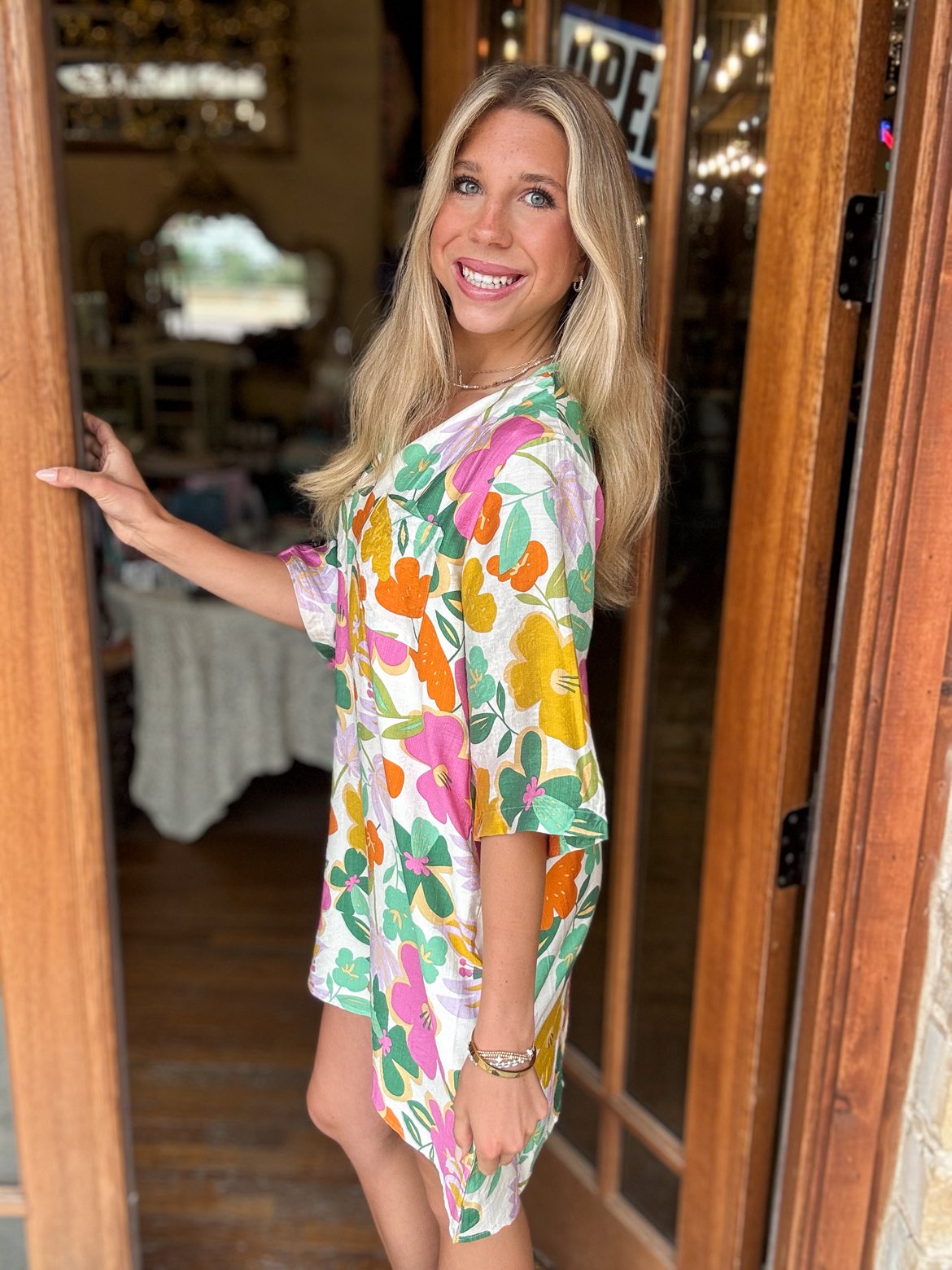 Dress - Retro Bloom Collared