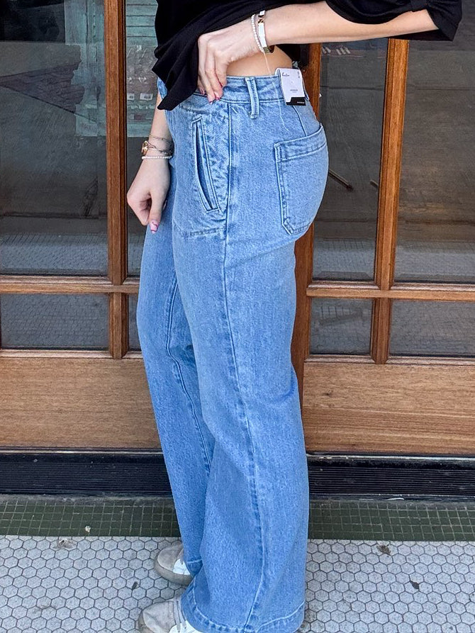 KanCan Drape High Rise Flare Jeans