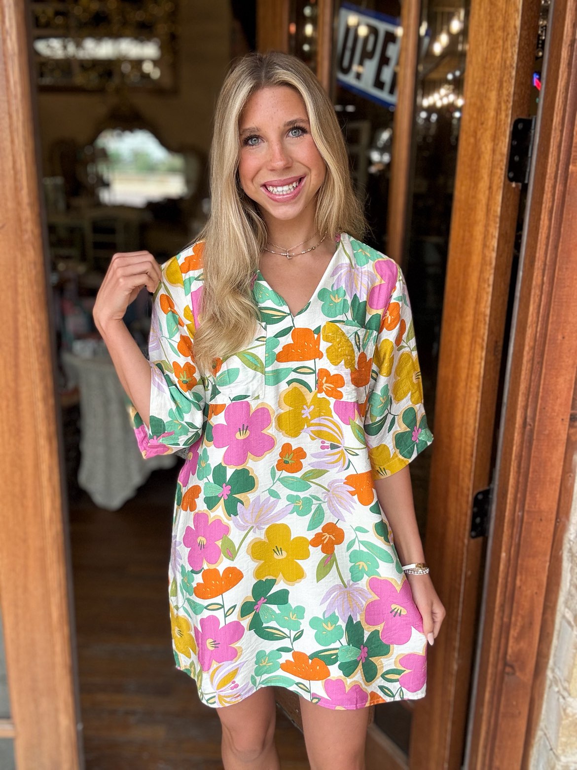 Dress - Retro Bloom Collared