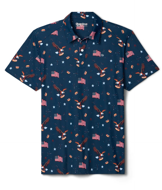 Polo - Boys 8-Bit Eagle Golf