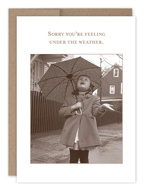 Stationary | Card Under The Weather Get Well