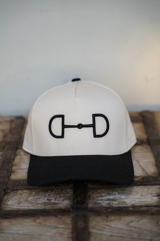 Hats | Cap Bit Canvas Natural/Black