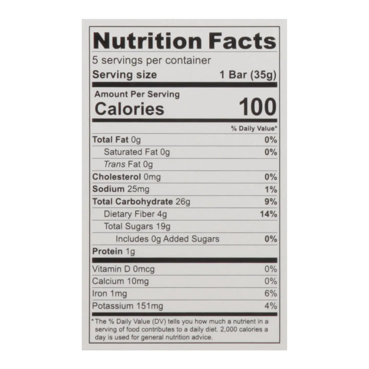 Fruit Bar - Apple Blueberry