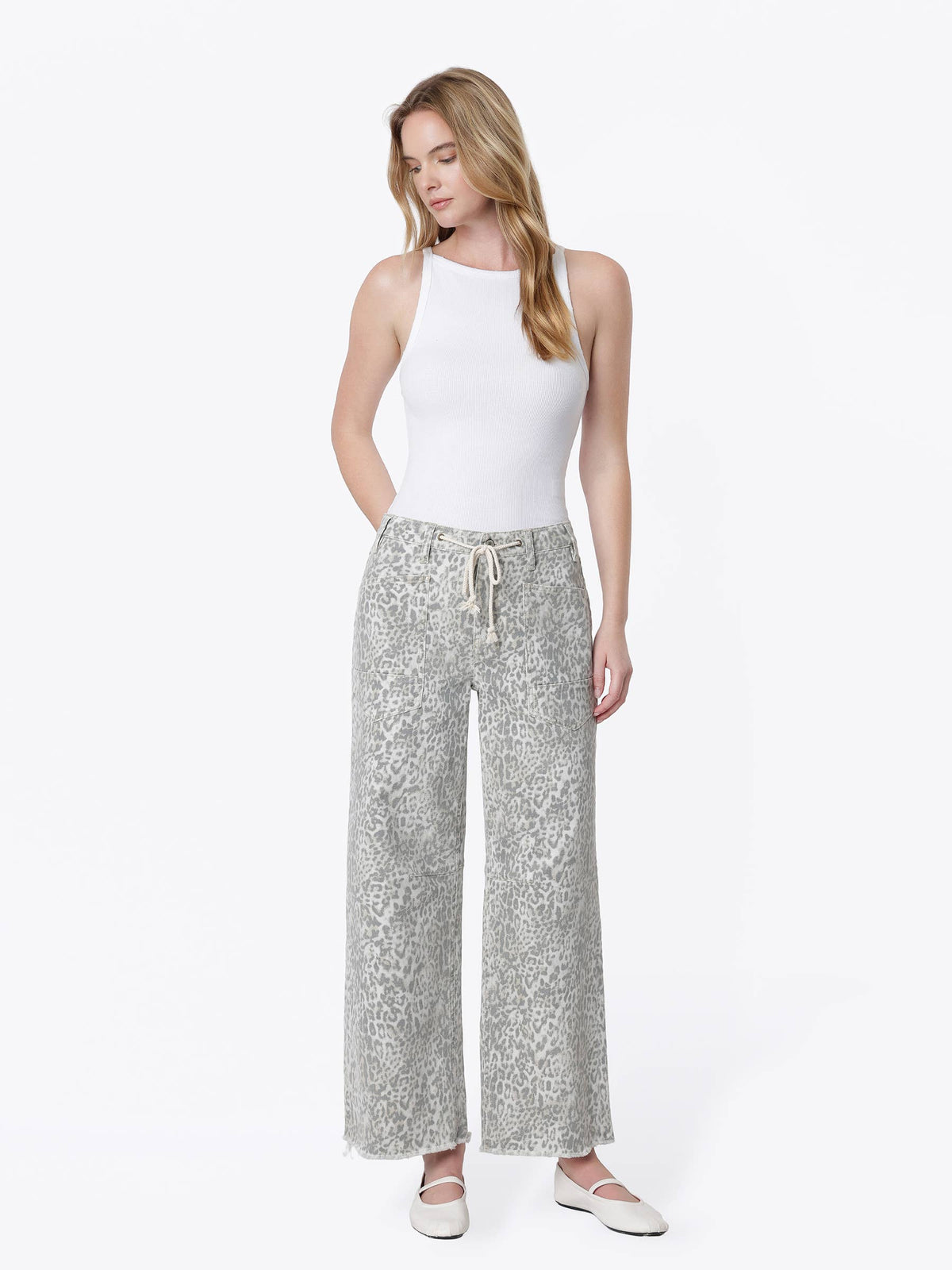 Jeans - Vervet High Rise Leopard Print