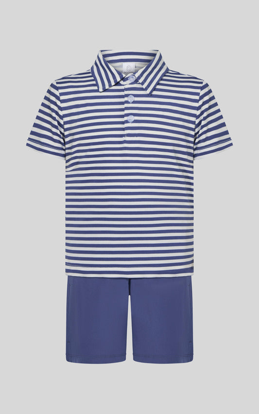 Set - Boys Skipper Blue Stripe