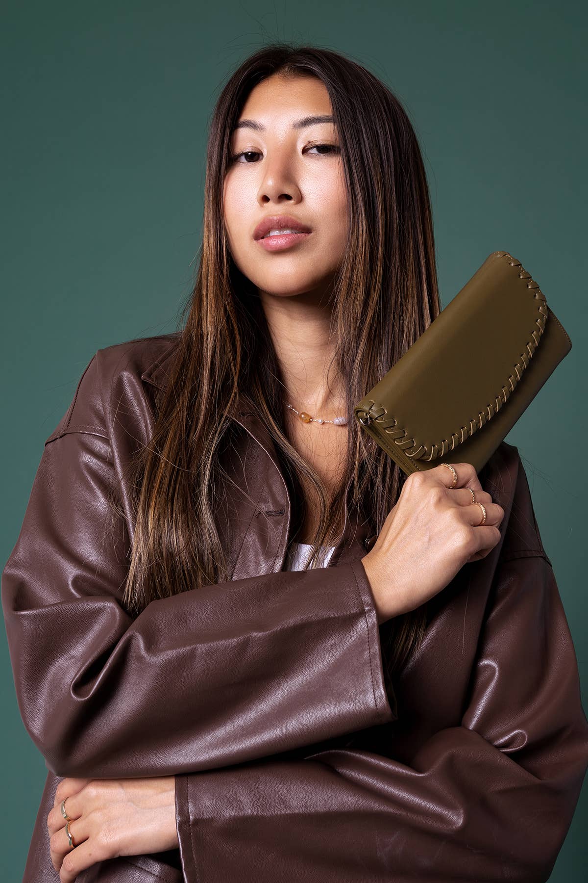 Kyle Whipstitch Crossbody/Wallet