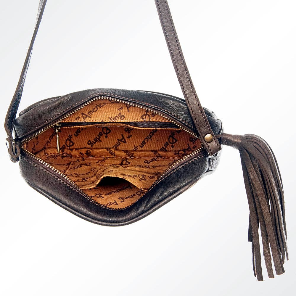Cowhide Leather Crossbody Bag
