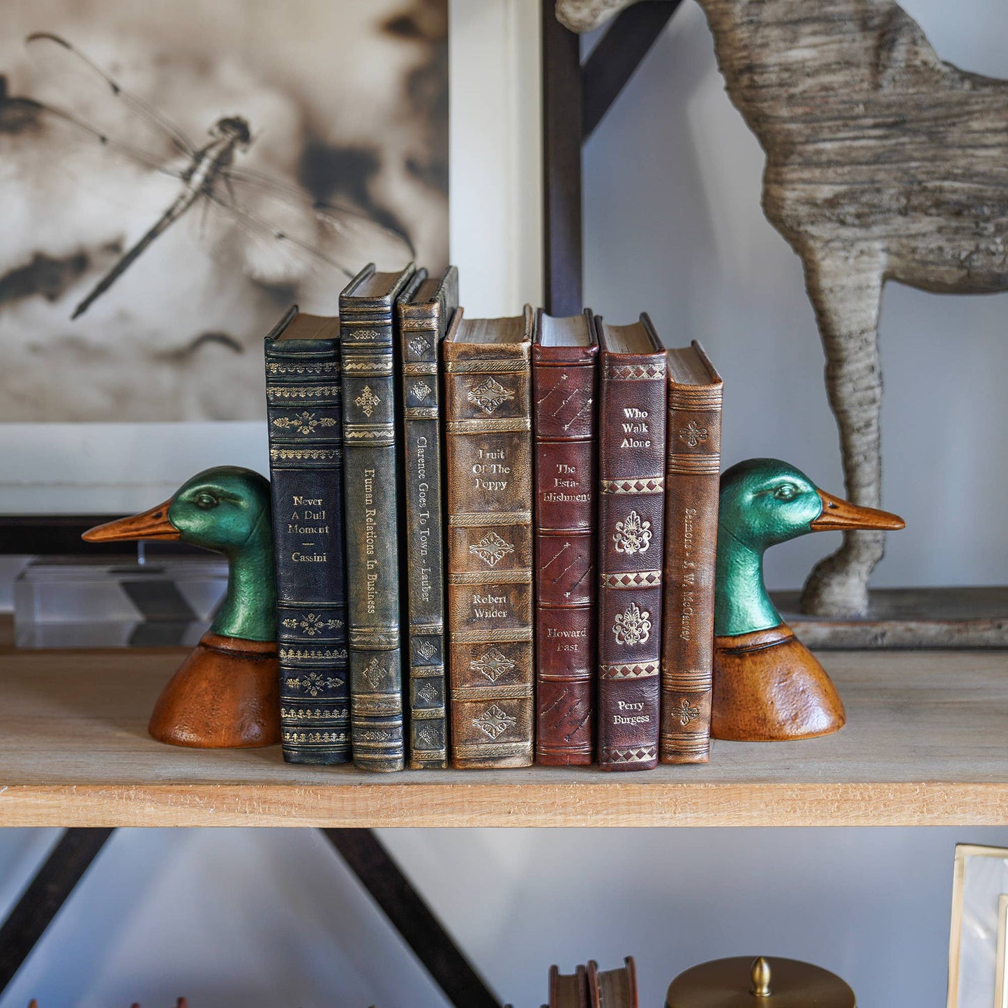Bookend - Fox Run Duck Decorative