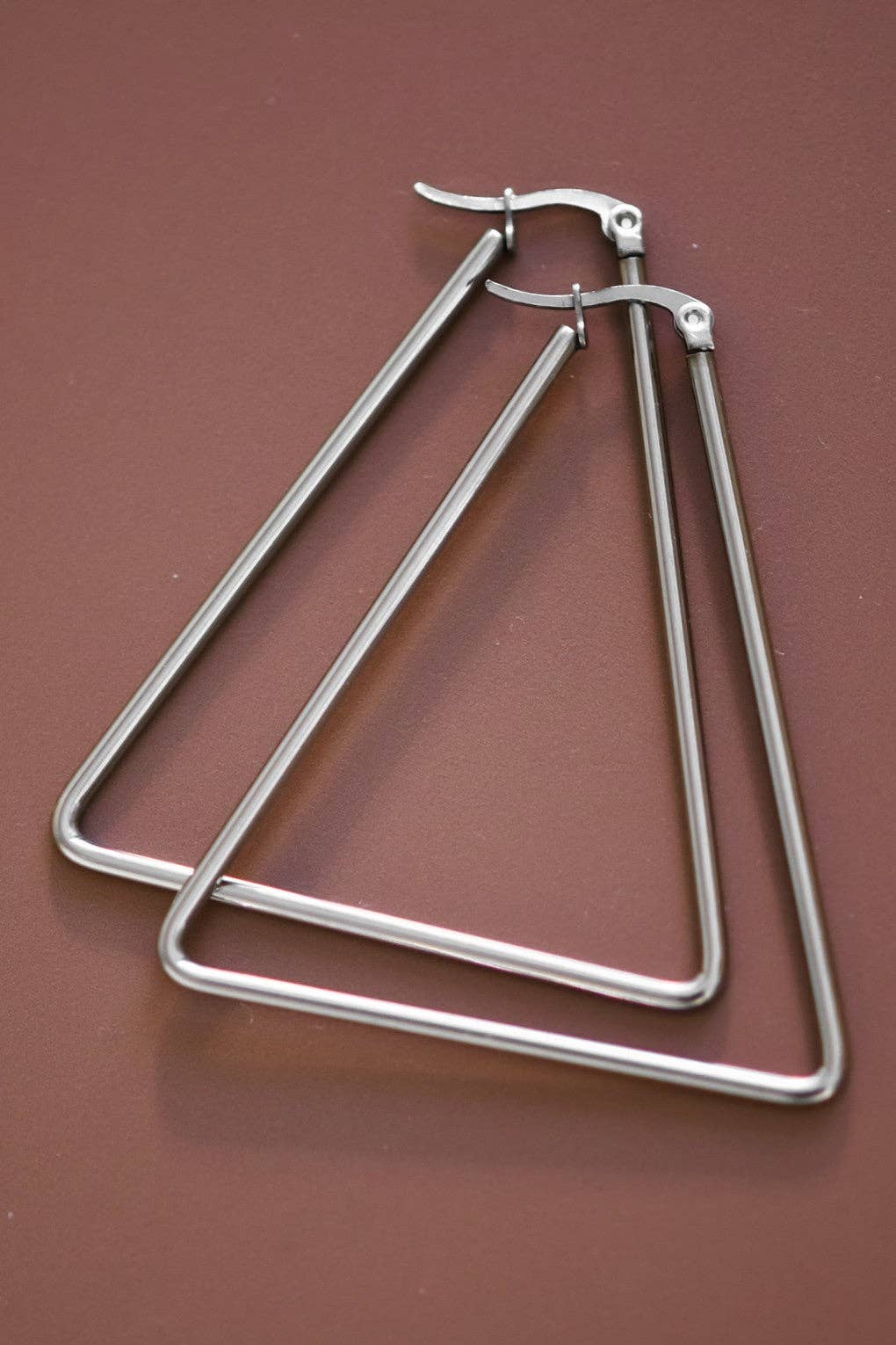 Waterproof Stainless Steel Hoop Earrings