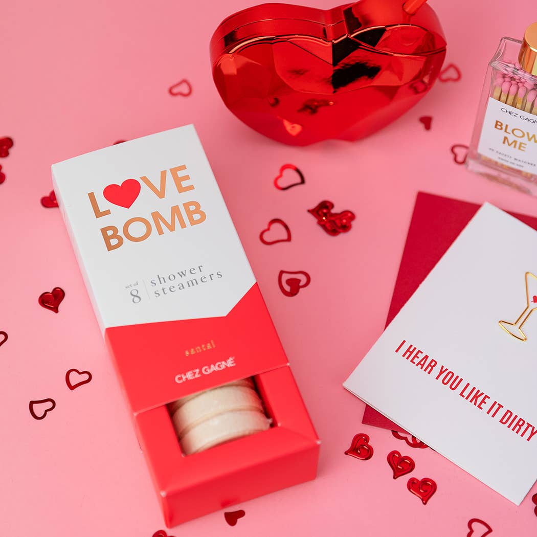 Love Bomb Shower Steamers - Valentine's Gift - Set of 8