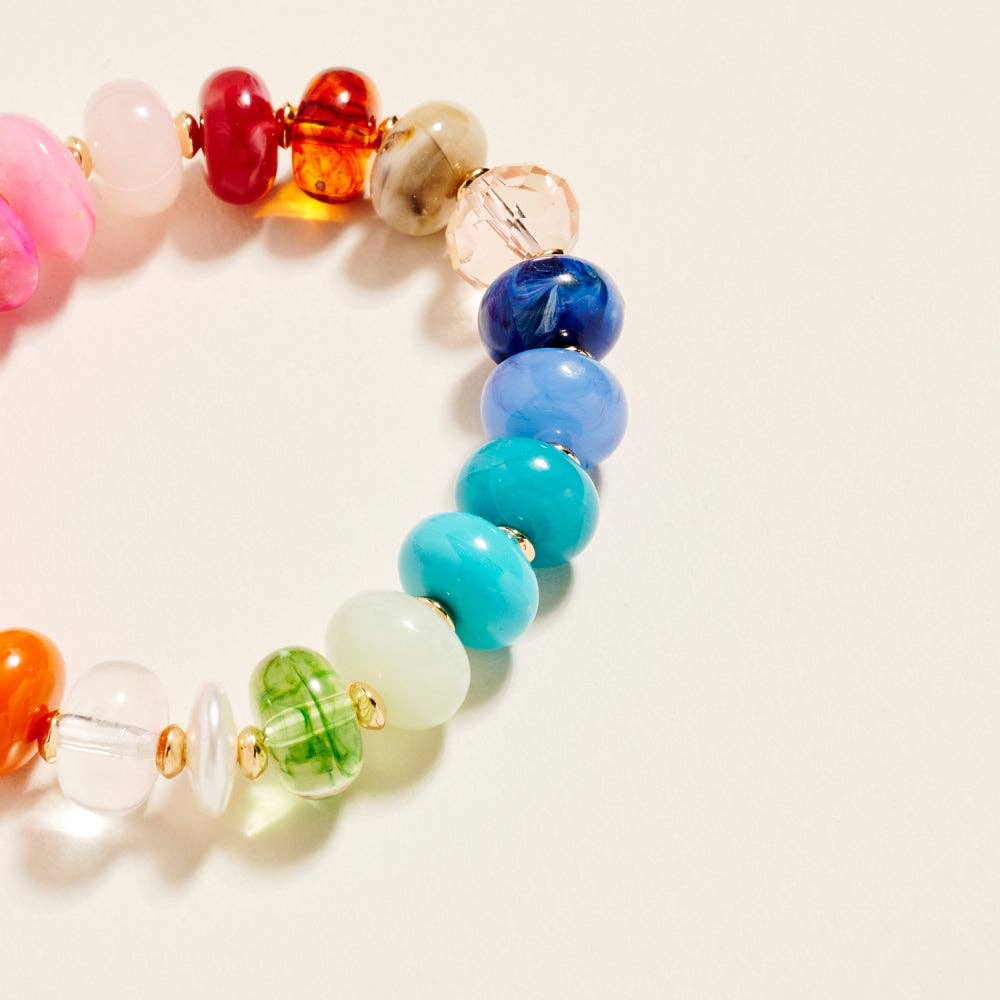 Bracelet - Candy Rain Beaded