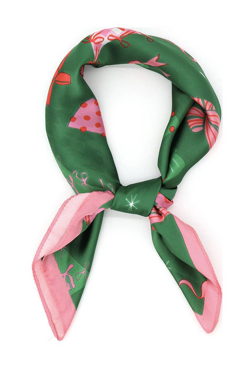 Scarf - Pink Ribbon Forest Print