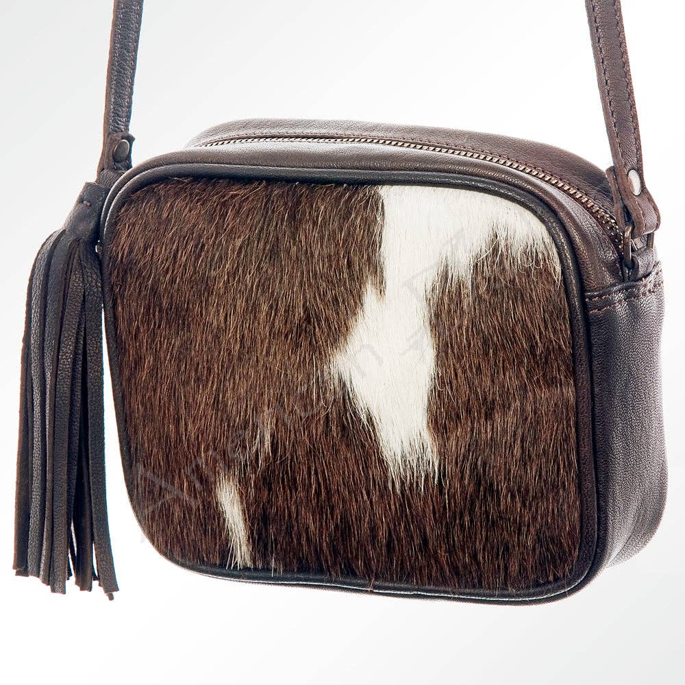 Cowhide Leather Crossbody Bag