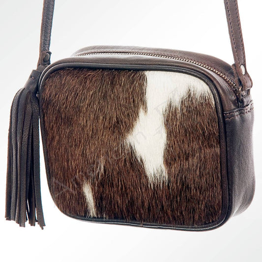 Cowhide Leather Crossbody Bag