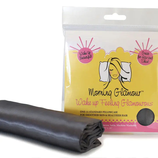 Linens | Charcoal Satin Pillowcases Cover