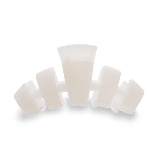 Teleties Hair Clip - Classic Large Coconut White