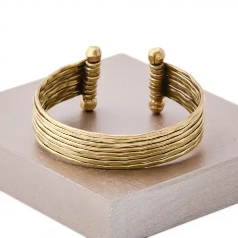 Bracelet | Hammered Metal Cuff