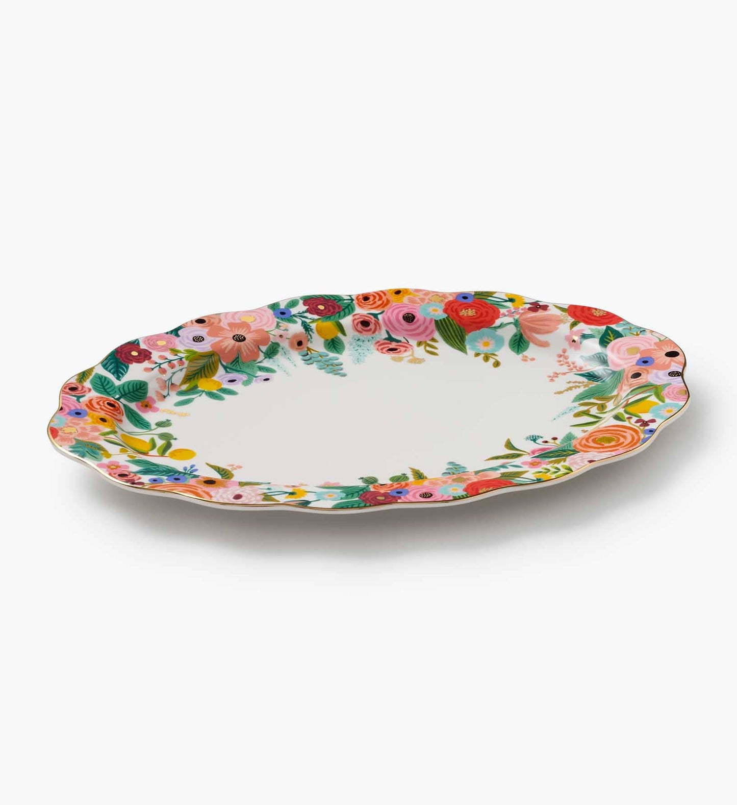Serving Platter - Garden Party Large Porcelain